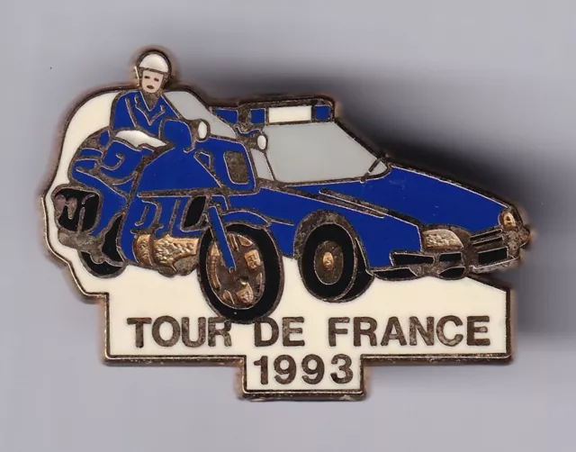 Rare Pins Pin's .. Gendarmerie Moto Bmw Gr Velo Tour De France Citroen Cx ~Fb