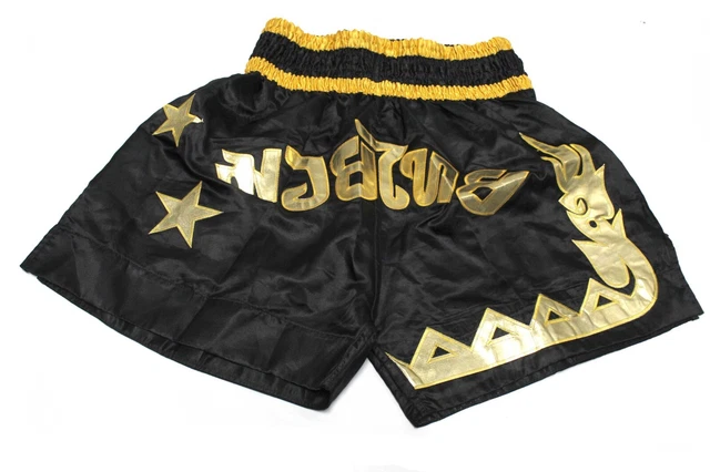 Pantaloncini boxe da uomo MMA Muay Thai allenamento UFC arti marziali calcio raso combattimento gabbia