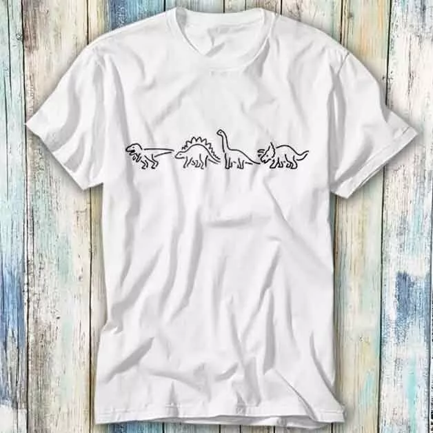Dinosaur Party Worldwide Dino Trex Jurassic T Shirt Meme Gift Top Tee Unisex 423