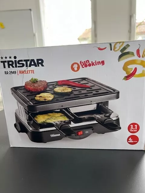 Tristan Raclette Grill für bis zu 4 Personen, 500 Watt