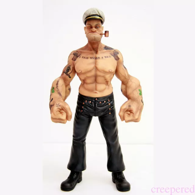 Headplay Popeye 1/6 FIGURE La statua in resina del marinaio TATTOO BODY Model