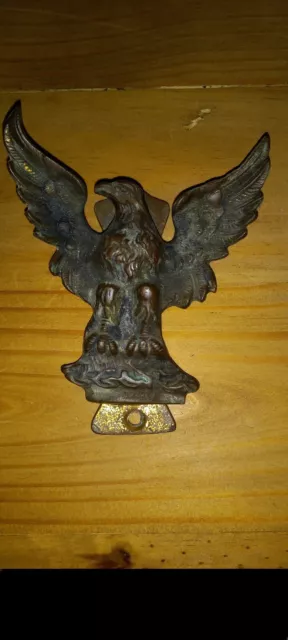 Vintage Detailed Solid Brass EAGLE DOOR KNOCKER Made in England