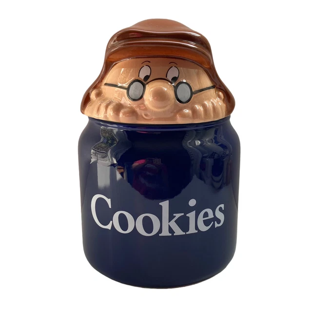 NOVELTY COOKIE JAR Tetley Tea Gaffa Vintage Wade Ceramic Biscuit