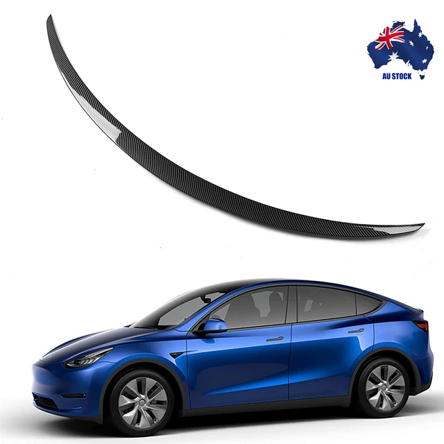 FIT TESLA MODEL Y Spoiler Wing Performance Rear Spoiler Trunk Lip Matte ...