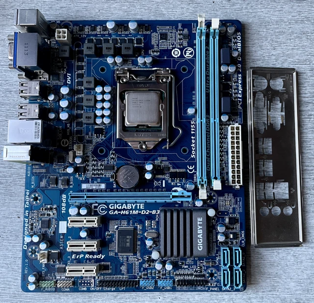 GIGABYTE GA-H61M-D2-B3 SOCKET 1155 DDR3 Micro-ATX Motherboard with i5 ...