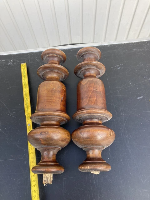 Gedrechselt Beine / Stützen / Säulen sehr alt ca. 32cm