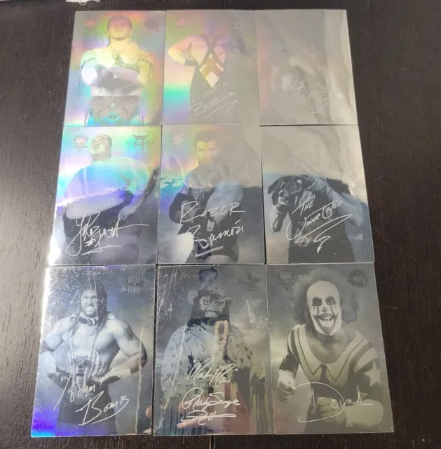 Vtg WWF Hologram Stickers 9 WWE Vintage 90s Undertaker Macho Man