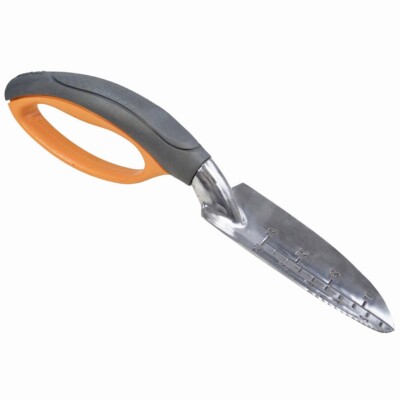 Deluxe GIARDINO Mano Cazzuola in alluminio lama impregnazione di sfoltimento Comfort Grip 