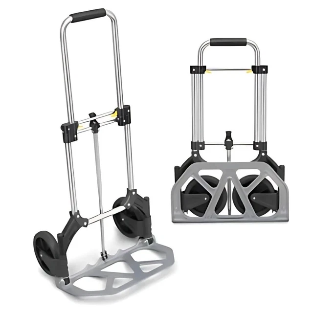 Carrello Portapacchi Pieghevole Yaheetech - Portata 75 Kg, Manico Telescopico - Foto 12