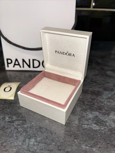 Pandora Gift Bag And Medium Box Bundle With Sticker New Charm Necklace 2