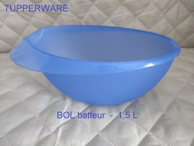 TUPPERWARE BOL BATTEUR/MÉLANGEUR Multiservices Orange VINTAGE