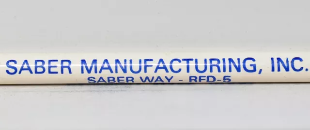1980S SABER MANUFACTURING Inc Saber Way RFD-5 Haverhill Massachusetts ...
