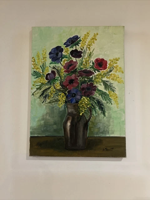 Huile Sur Toile Signee Provot Peintre De St Julien Les Metz Mozelle