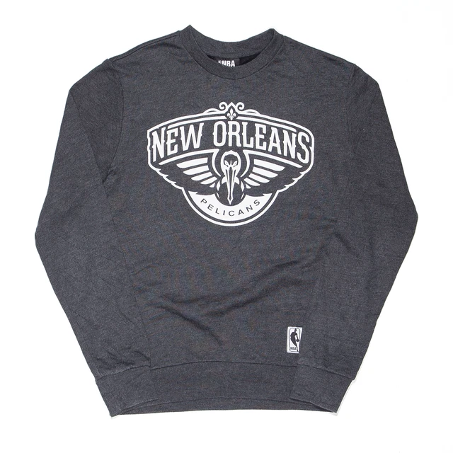 Felpa regolare NBA donna New Orleans Pellicans grigio USA M