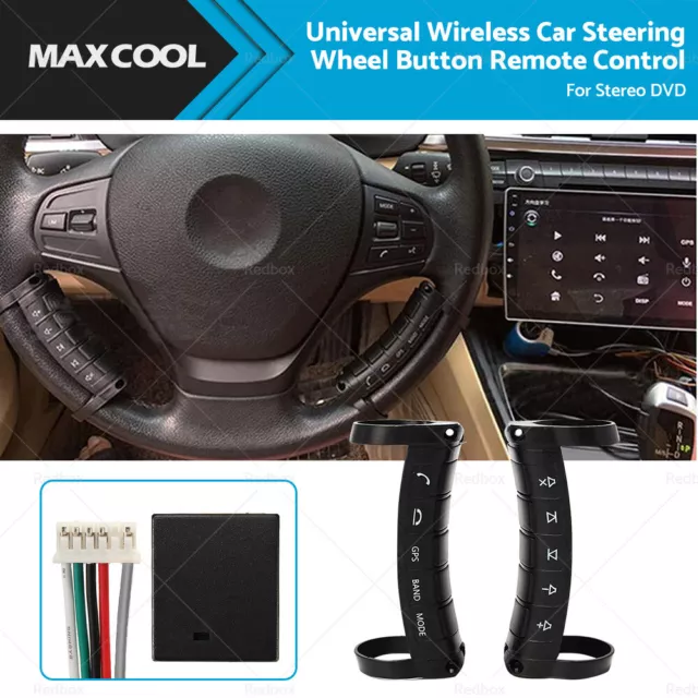 Universal Wireless Car Steering Wheel Button Remote Control For Stereo DVD