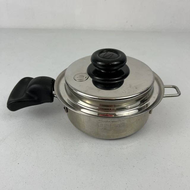 SALADMASTER xp7 316 L STAINLESS STEEL SKILLET 11 With Vapo Lid Read SALADMASTER xp7 316 L STAINLESS STEEL SKILLET 11 With Vapo Lid Read