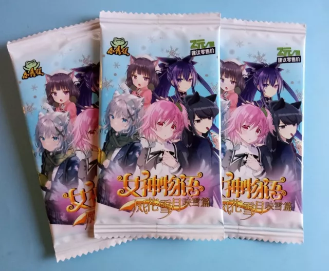 8x) Goddess story booster box bundle anime waifu trading cards  www.thuanphuoc.vn