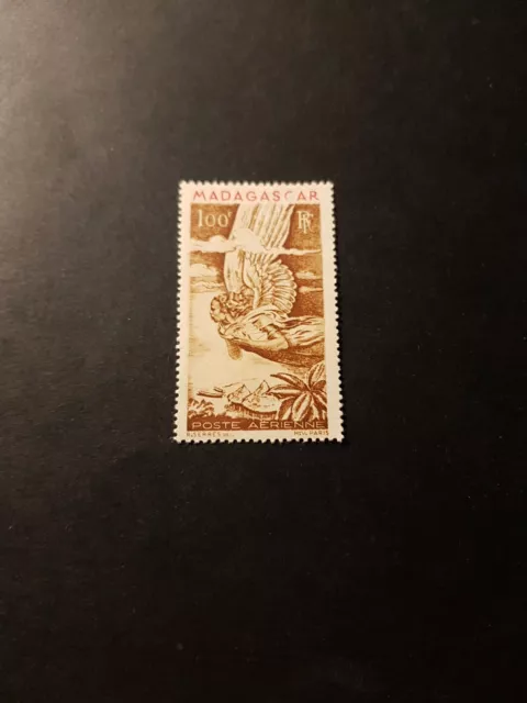 Timbre France Colonie Madagascar Poste Aérienne Pa N°64 Neuf * Mh 1944