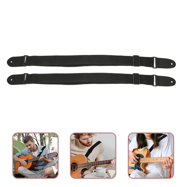 2 pz cinturino ukulele cinturino per chitarra ispessito cinghie regolabili una spalla