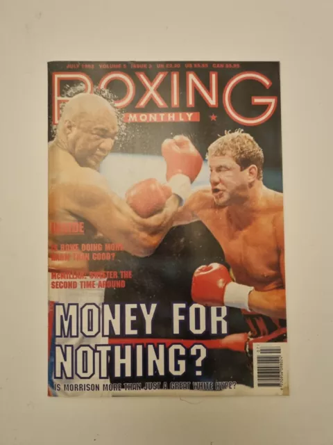 Boxing Monthly Tommy Morrison / George Foreman - July 1993 Vol. 5 Issue 3
