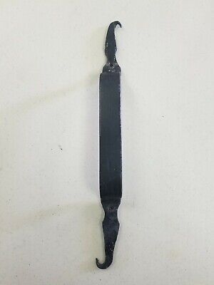 Antique WROUGHT IRON Door Handle / Pull     Rustic Vintage With Curled Ends