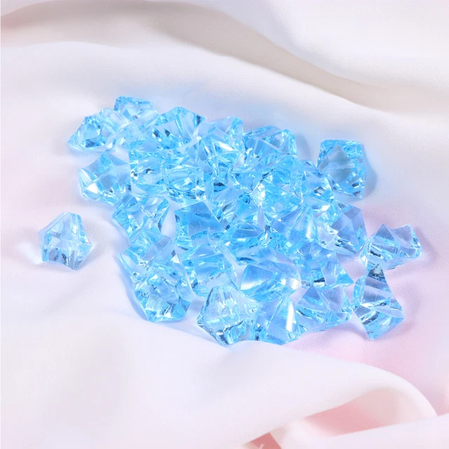 1 paquete de diamantes falsos accesorios de mesa de boda diamantes acrílicos diamantes cristales