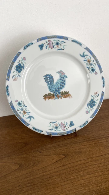 GRAND PLAT PORCELAINE DE LIMOGES BERNARDAUD Lurçat « Au Chapon fin » Thoissey