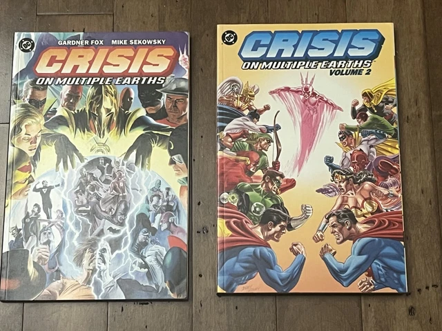Lot of 2 Crisis On Multiple Earths Graphic Novels TPB - Volume 1 and 2