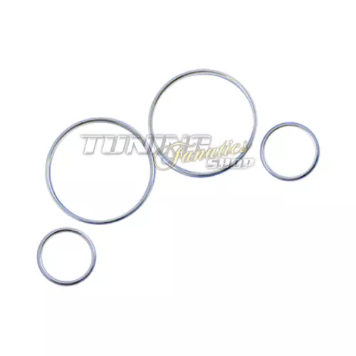 Chrome Rings Tacho Rings Speedometer Set for BMW 5er E39+Touring