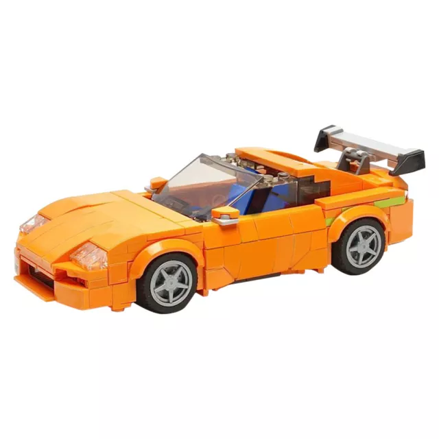 MOC Supra Sport Racing Cars Building Blocks 377 PCS Classic Super Cars Bricks