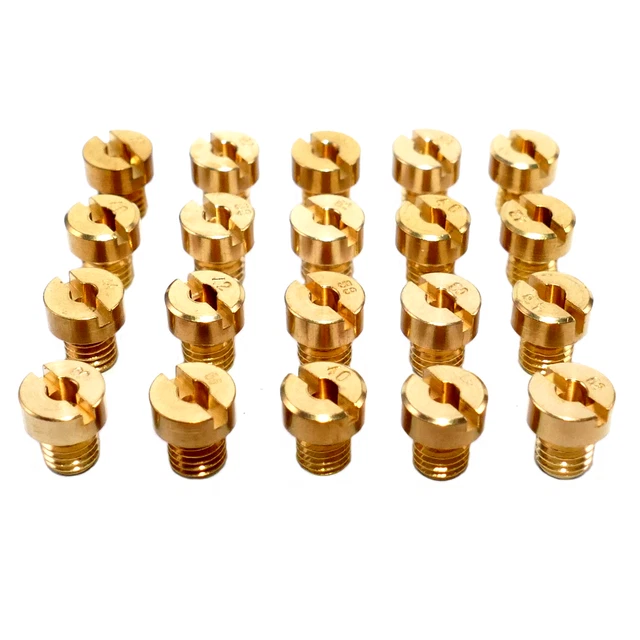 Set 20 Ugelli Carburatore Keihin OKO KOSO PE PWK - Getto Lento E Principale Per Motori 2T/4T - Foto 10