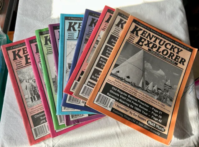 Kentucky Explorer Magazine Lot of 9 Issues 2014