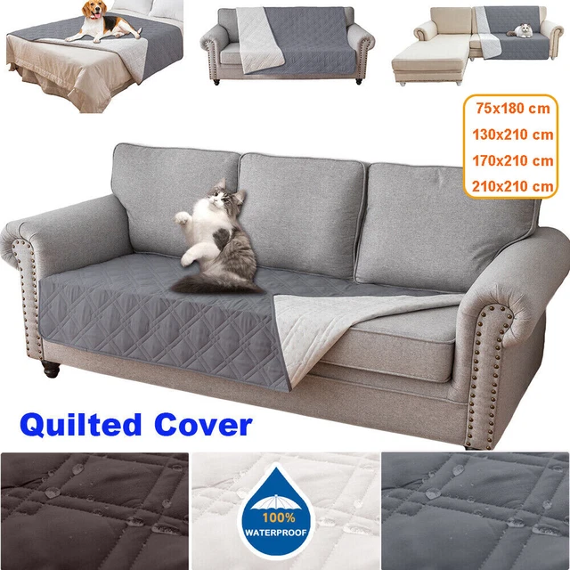 Waterproof Bedspread Quilted Bed Covers Pet Mattress Protector Sofa Mat Blanket