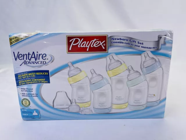 Playtex VentAire Advance Anti-Colic Tummy Comfort Baby Bottle Newborn Set NEW