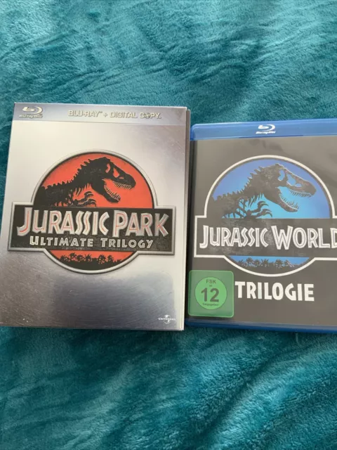 Jurassic Park und Jurassic World Trilogie / Zusammen insgesamt 6 Filme / Blu-ray