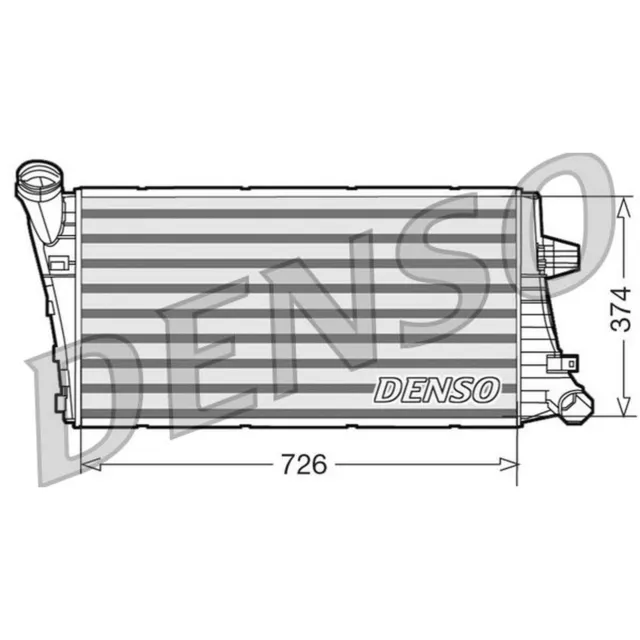 DENSO Intercooler - DIT99020 - Charger - Genuine OE Part