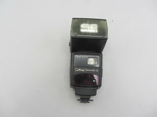 Metz Mecablitz ELectronic Flash Unit 54MZ-3 AS-IS parts w/ SCA 3102 Canon