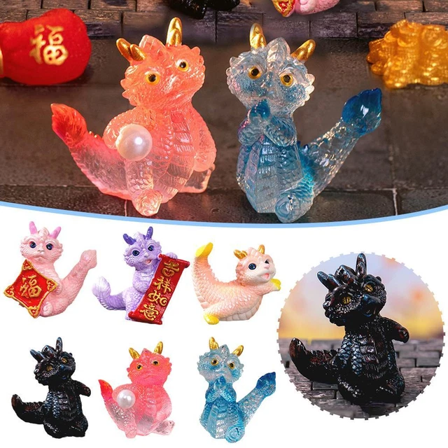 Decorative Chinese Dragon Toy Spring Festival Mascot Decoration P9J9