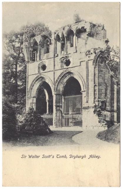 Sir Walter Scott's Tomb Dryburgh Abbey - unused - J Clapperton