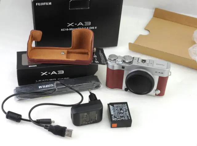 Fujifilm X-A3 24.2MP Digital Kamera Body, top