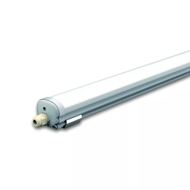 Plafoniera LED 24W 120 cm impermeabile IP65 160 LM/W luce a scelta