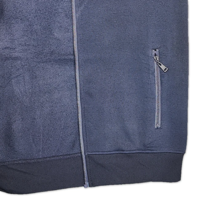 Tuta Uomo Invernale Completo Caldo Cotone Sportivo Bande Felpa + Pantalone VEQUE 11