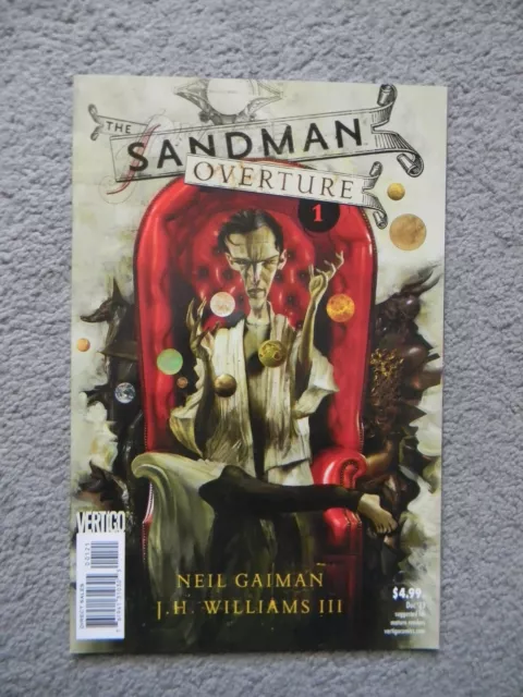 SANDMAN OVERTURE #1 - DC Comics. VERTIGO - Dec 2013 VF Neil Gaiman, JH Williams 