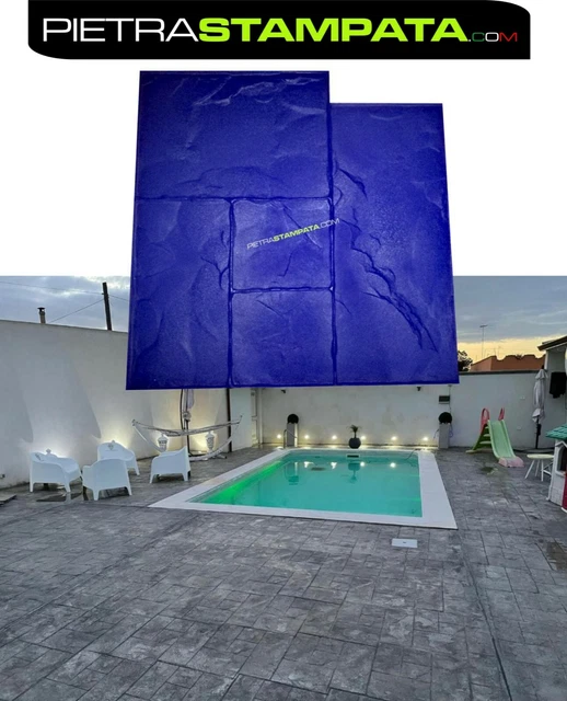 Moule pour Carrelage Imprimé Ciment Fausse Pierre Concrete Texture