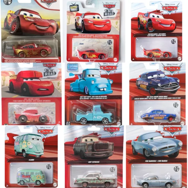 Disney Pixar Cars Diecast 1:55 Metal Mattel Model Cars OVER 100 CARS LISTED NEW