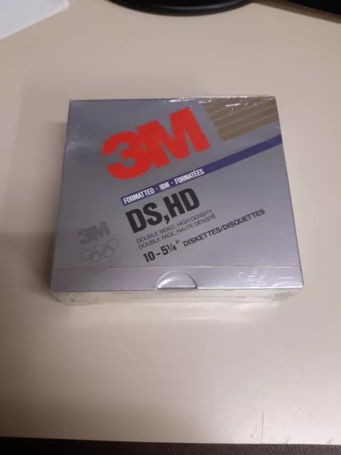 3M DS, HD Disketten / Floppy Disks (5,25", 1,2 MB, 10 Stk/Pcs) - Neu / New