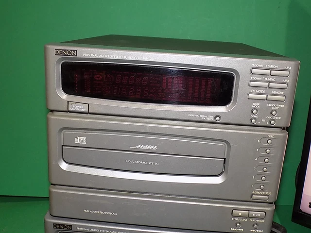 Cd Player Stack DENON HIFI STACK Stereo D-C30 UPR-C30 UTCM CD Player Cassette Deck ...