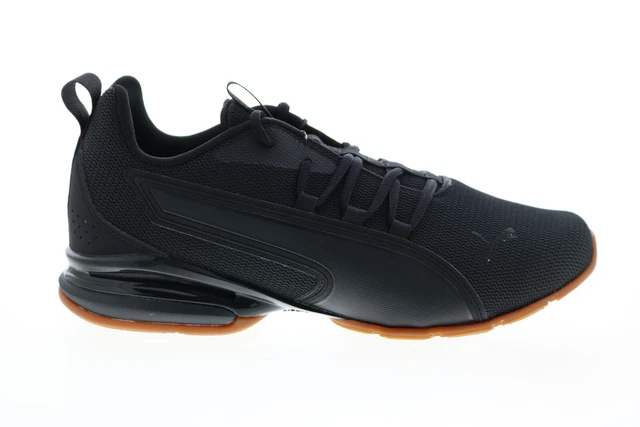Puma Axelion NXT 19565606 Mens Black Canvas Athletic Running Shoes 2
