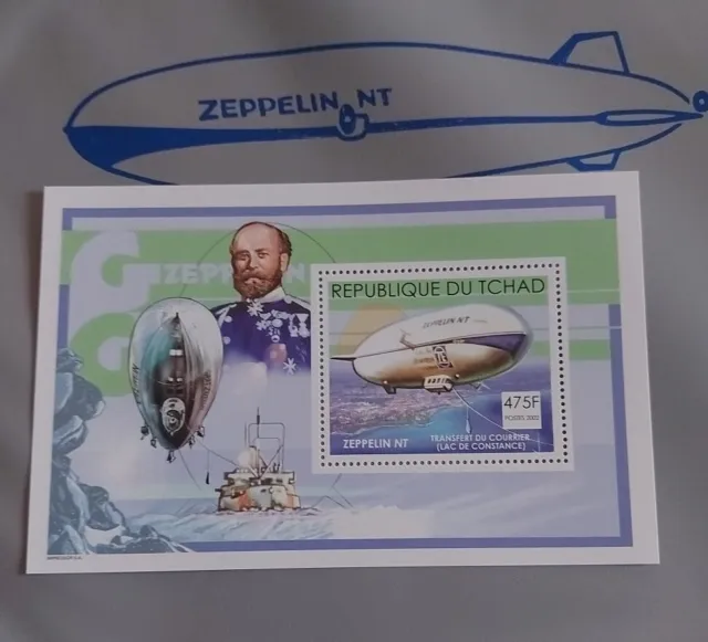 Block Tschad Mnr. 2266 - Zeppelin NT , postfrisch