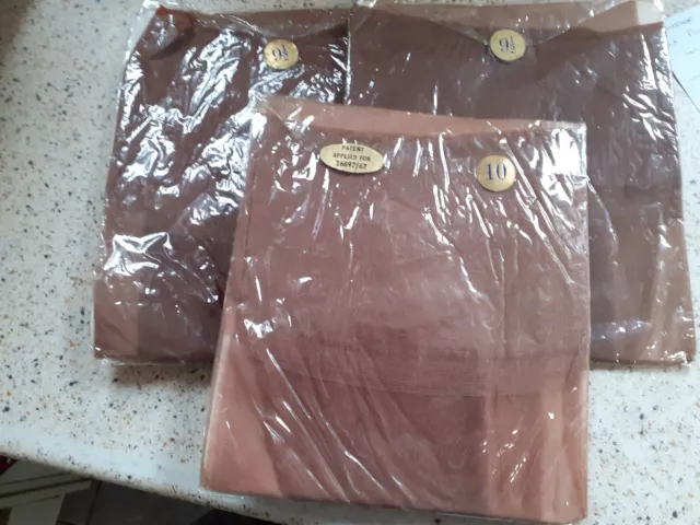 Calze Vintage Anni '50/60, 3 X Paia A Due 26897/67, 2X9,5 1X10